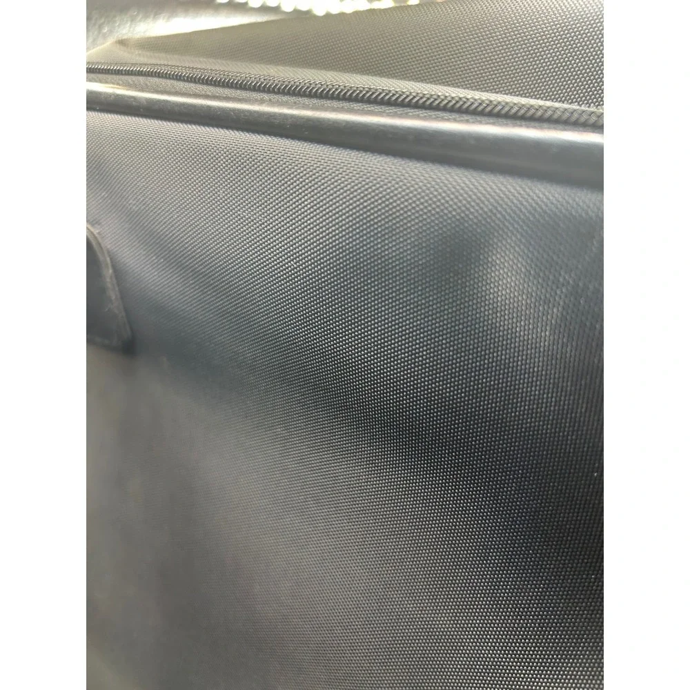 Verdi Black Nylon Briefcase Laptop Bag Professional Business Messenger Tote
